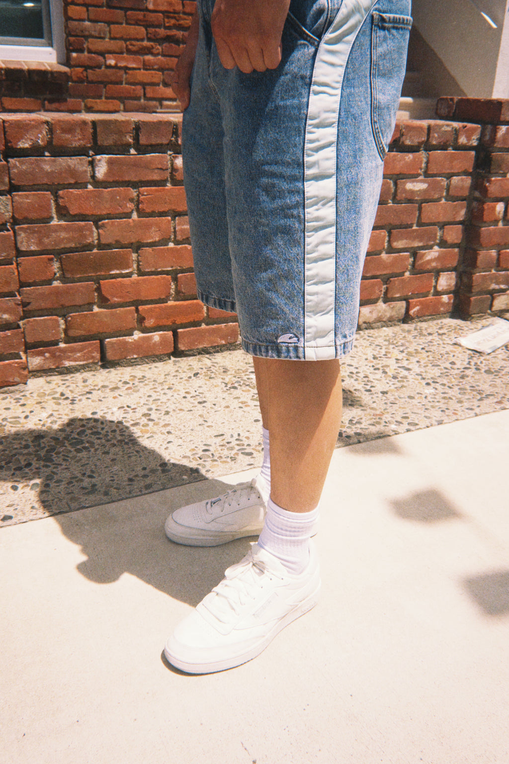 Retro Boardshort Inspired Denim Jorts